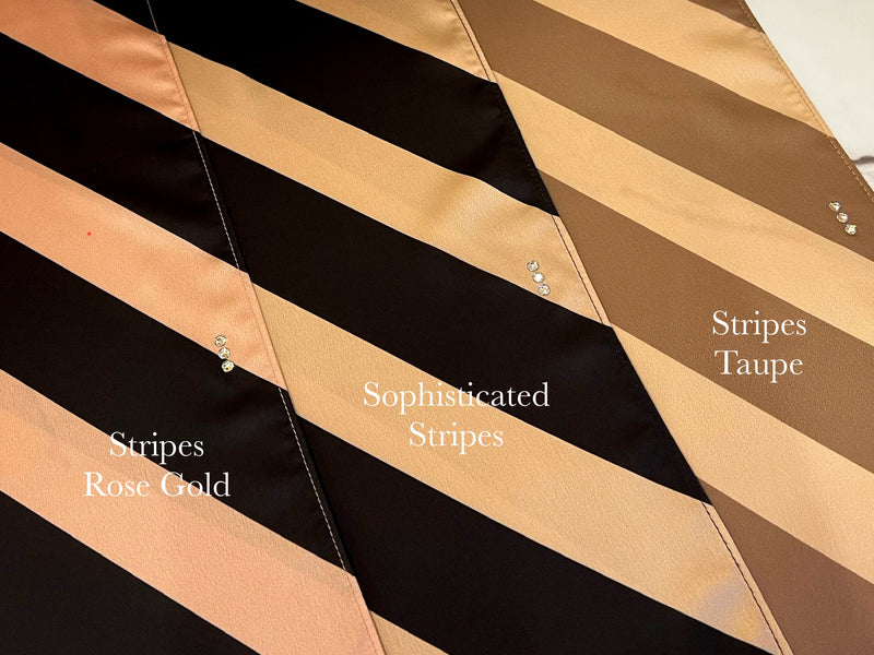 Mekar Shawl In Stripes Taupe, Sophisticated Stripes, Stripes Rose