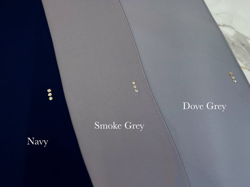 Mekar Shawl In Dove Grey, Smoke Grey, Navy